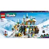 Image de LEGO 41756 Friends Ensemble piste de ski et café d'hiver avec mini-poupées Liann, Aron et Zac et figurine animalière de renard, jouets pour filles, garçons et enfants, cadeau de Noël créatif