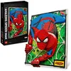 Image de LEGO Art De geweldige Spider-Man 3D Muurkunst Set, Bouwbare Poster, Superheld Decoratie, Creatieve Hobby, Strip Cadeau voor Tieners en Volwassenen 31209 en occasion ou reconditionné