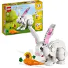 Image de Set LEGO Creator 3-en-1 : Le Lapin Blanc (31133) pour Enfants de 8 Ans et Plus - Neuf