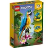Image de Set LEGO Creator 3-en-1 : Le Perroquet Exotique 31136 - Aventure Tropicale - Neuf