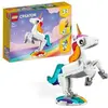 Image de Set LEGO Creator 3-en-1 : La Licorne Magique 31140 pour Enfants - Neuf