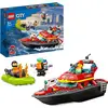 Image de LEGO City Bateau de Secours Anti-incendie 60373