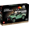Image de LEGO Icons Land Rover Defender 90 classique, 4 x 4 véhicules tout-terrain, kit de construction de voiture miniature pour adultes, collection de voitures à construire 10317