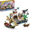 Image de LEGO Icons Eldorado Fortress, jeu de briques classique pour les fans de modélisme adultes, bateau pirate à construire avec 8 minifigures, cadeau pour lui, pour elle, pour les hommes et les femmes, 10320