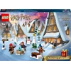 Image de LEGO 76418 Harry Potter Calendrier de l'Avent 2023, calendrier de Noël avec 24 cadeaux, y compris 18 mini-modèles Hogsmeade et 6 mini-figurines comme Hermione Granger et Drago Malefoy, jouet pour Noël