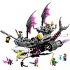 Image de LEGO DREAMZzz Nightmare Shark Ship, 2 façons de construire le jouet requin et voiture, avec les figurines Mateo, Izzie, Nova et le roi du cauchemar, cadeau pour bébé, 71469