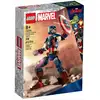 Image de Figurine Captain America LEGO Marvel 76258 - Super-héros articulé et détaillé - Neuf