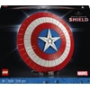 Image de LEGO Marvel Captain America Shield, jeu de construction Avengers pour adultes avec minifigure, plaque et marteau de Thor, idée cadeau pour elle et lui, 76262