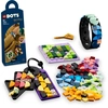 Image de LEGO 41808 DOTS Set d'accessoires de Poudlard, Set de bijoux de jouet Harry Potter avec bracelet, porte-clés et écusson, set de bricolage pour enfants