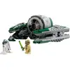 Image de LEGO 75360 Star Wars Yodas Jedi Starfighter Jeu de construction, ensemble de véhicules Clone Wars avec mini-figurine de Maître Yoda, sabre laser et figurine de droïde R2-D2