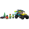 Image de Lego City 40582 : Ambulance tout-terrain 4x4, édition limitée 2023. Set de 162 pièces, à partir de 6 ans, comprenant un véhicule tout-terrain et 3 minifigurines
