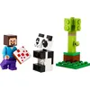 Image de LEGO Minecraft Steve et bébé panda