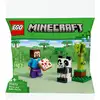 Image de LEGO Minecraft Steve et bébé panda - Neuf