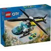 Image de LEGO City Hélicoptère de Secours d'Urgence 60405 - Ensemble de Construction 226 Pièces