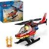 Image de LEGO City 60411 Hélicoptère de sauvetage des pompiers. Jouet avec figurines de pompiers et de pilotes. Cadeau pour enfants.