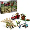 Image de LEGO Jurassic World Missions Dinosaures : Découverte du stégosaure, set de jeu d'aventure pour garçons et filles à partir de 6 ans, cadeau pour les fans de Ben et Sammy 76965