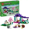 Image de LEGO Minecraft Le refuge des animaux, jouet avec de nombreuses figurines d'animaux pour filles et garçons à partir de 7 ans, cadeau pour les gamers et les enfants, set modèle du biome de plaine en briques 21253