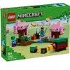 Image de LEGO Minecraft Le Jardin des Fleurs de Cerisier, Jouet-jardin à explorer avec Sunny, Fouineur, Zombie et Abeilles, cadeau pour gamer, pour garçons et filles à partir de 8 ans 21260