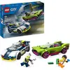 Image de Course-poursuite palpitante entre la voiture de police et la super voiture LEGO City - Neuf