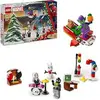 Image de Calendrier de l'Avent Spider-Man 2024 - LEGO Marvel pour les Jeunes Fans - Neuf
