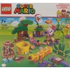 Image de LEGO Super Mario Jungle Design Set, set de jeu Nintendo avec personnages, Shy Guy rose et Wiggler, cadeau pour garçons, filles et gamers à partir de 7 ans, jouet jungle 71434