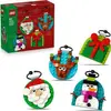 Image de LEGO 40744 Sélection de Décorations de Noël - Jeu de Construction des 6 ans avec Pere Noël - Neuf