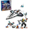 Image de LEGO City Set explorateur de l'espace, pack de 3 pour garçons et filles à partir de 6 ans, 3 sets dans 1 boîte, avec jouet Mech, vaisseau spatial, hoverbike et 3 minifigures, idée de cadeau pour jouer avec fantaisie 60441