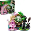 Image de Figurines LEGO Wicked d'Elphaba et Glinda avec code QR pour écouter la chanson emblématique - Neuf