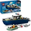 Image de City 60456 La Course-Poursuite en Bateau de Police - Jouet pour Garçon des 6 ans - Neuf