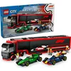 Image de LEGO LEGO® City 60445 F1 Transporter avec RB20 & AMR24 F1 Voitures de course 60445