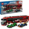 Image de LEGO® City Camion de F1® avec voitures de F1® RB20 et AMR24 (60445) - Neuf