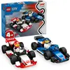 Image de LEGO City Voitures de course F1 Williams Racing et Haas F1 60464