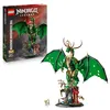 Image de LEGO Ninjago Le Dragon Gardien - Maquette de Figurine de Dragon Articulée - Minifigurine de Maître WU & Présentoir Pittoresque Imitation Roche - Cadeau pour Garçon dès 14 Ans 71847 en occasion ou reconditionné