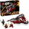 Image de LEGO Star Wars : The Clone Wars Ahsoka's Jedi Interceptor, set pour 8 ans, jouet de construction pour enfant avec 2 minifigures et une figurine de droïde, idée cadeau pour garçon et fille, 75401