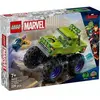 Image de Set de construction LEGO Marvel 76312 The Hulk Truck vs Thanos 229 pièces Monster Truck vert lime - Neuf