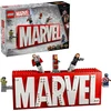 Image de LEGO LEGO® Marvel Super Heroes  76313 Logo MARVEL et Minifigures 76313
