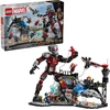 Image de LEGO Marvel 76314 Action de bataille Captain America : Civil War, 8 minifigurines Avengers et avion jouet Quinjet