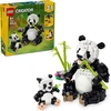 Image de LEGO Creator 3 en 1 Animaux sauvages : La famille de pandas 31165