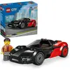 Image de Voiture de sport électrique LEGO City 60486 EV Supercar 109 pièces Rouge Noir Gris - Neuf