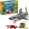 Image de LEGO Creator 3 en 1 Requin avec Coffre au Trésor 31381 Jeu de Construction 379 Pièces dès 8 Ans