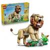 Image de Jeu de construction LEGO Creator 3-en-1 31386 Lion Majestueux 839 pièces Animaux sauvages Noir - Neuf