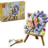 Image de Lego Creator 31390 3En1 Peinture Florale Décorative, Jeu Transformable En Cadre Ou En Dessin De Flamant Rose, Cadeau Dès 8 Ans