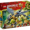 Image de LEGO NINJAGO Affrontement avec le dragon ninja Riyu - Jouets ninja pour garçons et filles - Maquette avec figurine de dragon, 4 figurines et épées - Cadeau pour enfants à partir de 7 ans - 71855