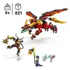 Image de LEGO NINJAGO 71868 Robot Dragon transformable 2-en-1 Braséra et 6 minifigures Rouge/Noir - Neuf