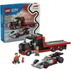 Image de LEGO CITY 60493 Camion d'exposition F1 avec voiture de course Audi F1
