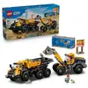 Image de LEGO City 60494 Chargeuse frontale et Camion Benne 1132 pièces Noir Rouge - Neuf