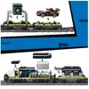 Image de Train de police LEGO City 60508 Motorisé Powered Up 1 313 pièces Jaune/Noir - Neuf