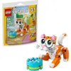 Image de LEGO Creator Orange Cat, jeu de construction, 6 ans, plastique, 79 pièces, 46 g