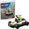 Image de LEGO City Jeu de Construction Pilote de Go-Kart 30719 48 Pièces pour Enfants à partir de 5 Ans