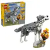Image de LEGO Creator Animaux de la forêt : Loup gris, Kit de construction, 8 ans, Plastique, 657 pièces, 842 g